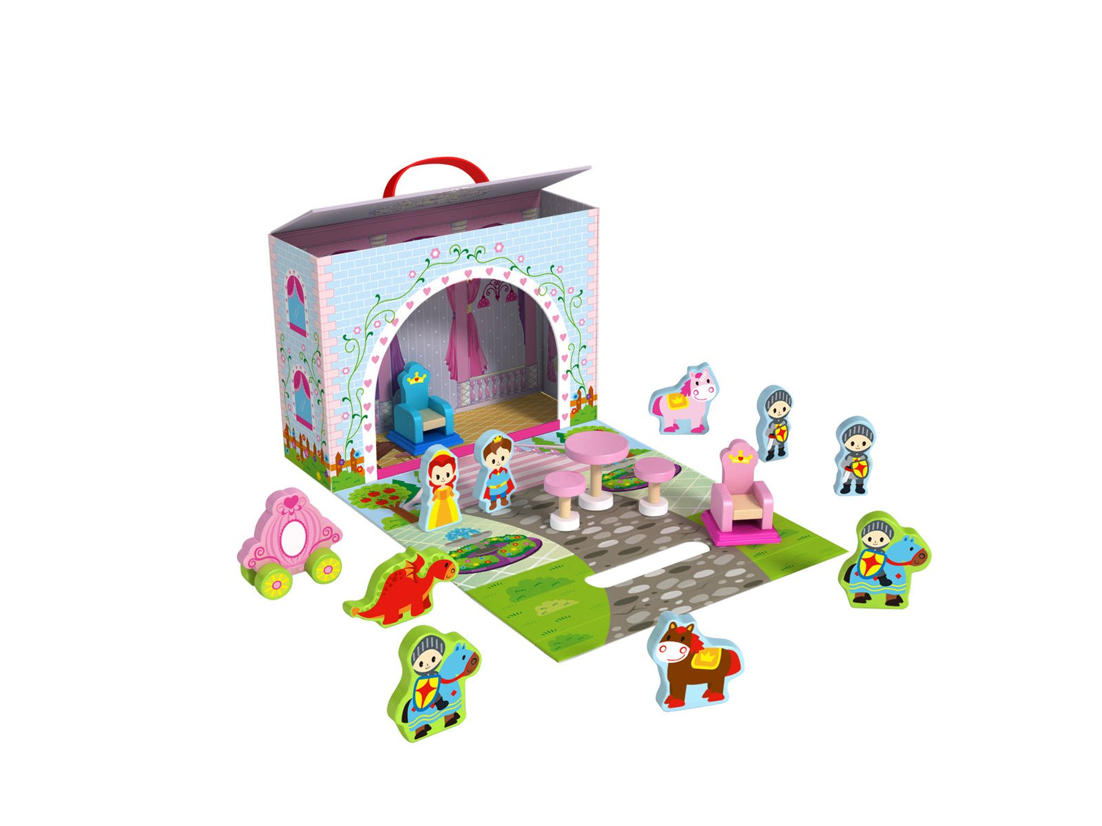 PRINCESS WOODEN STORY BOX TRAVEL SET - Bamboo Sprout